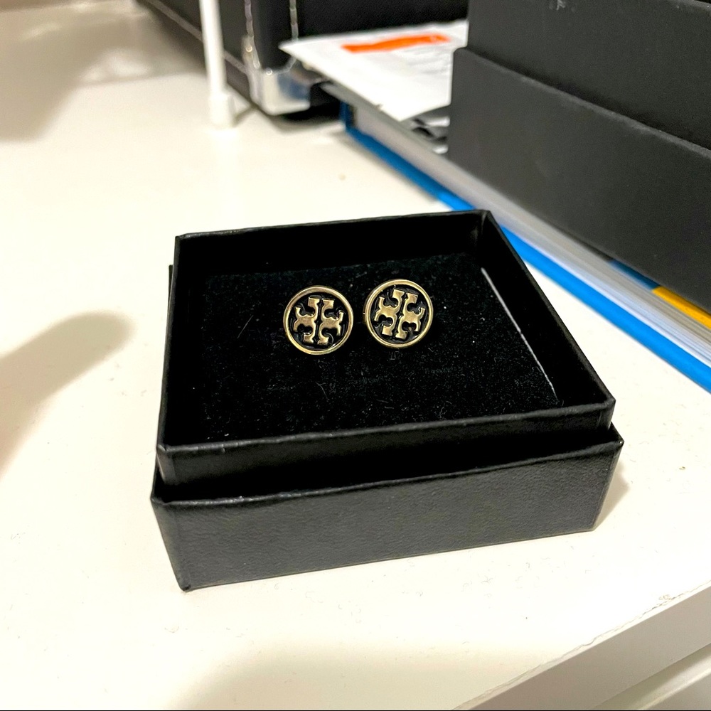 Tory Burch Logo Earrings